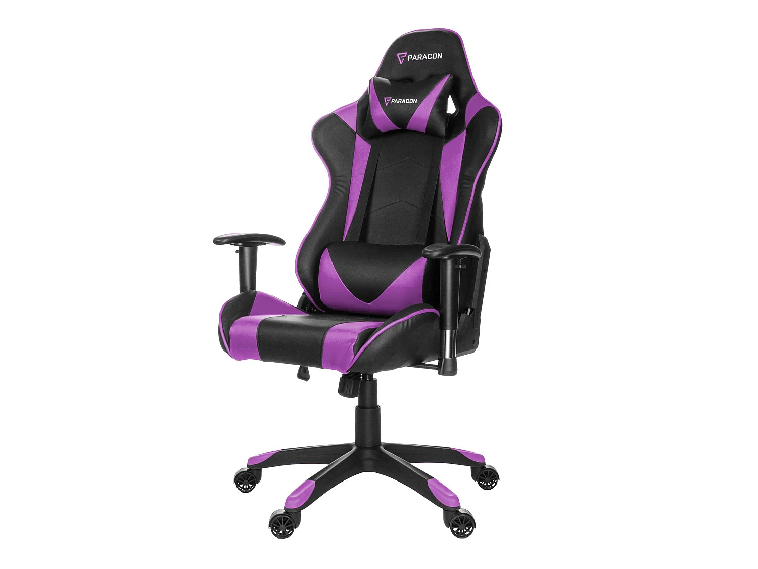 Paracon Knight gamestoel incl. kussen voor nek en lenden lilla.