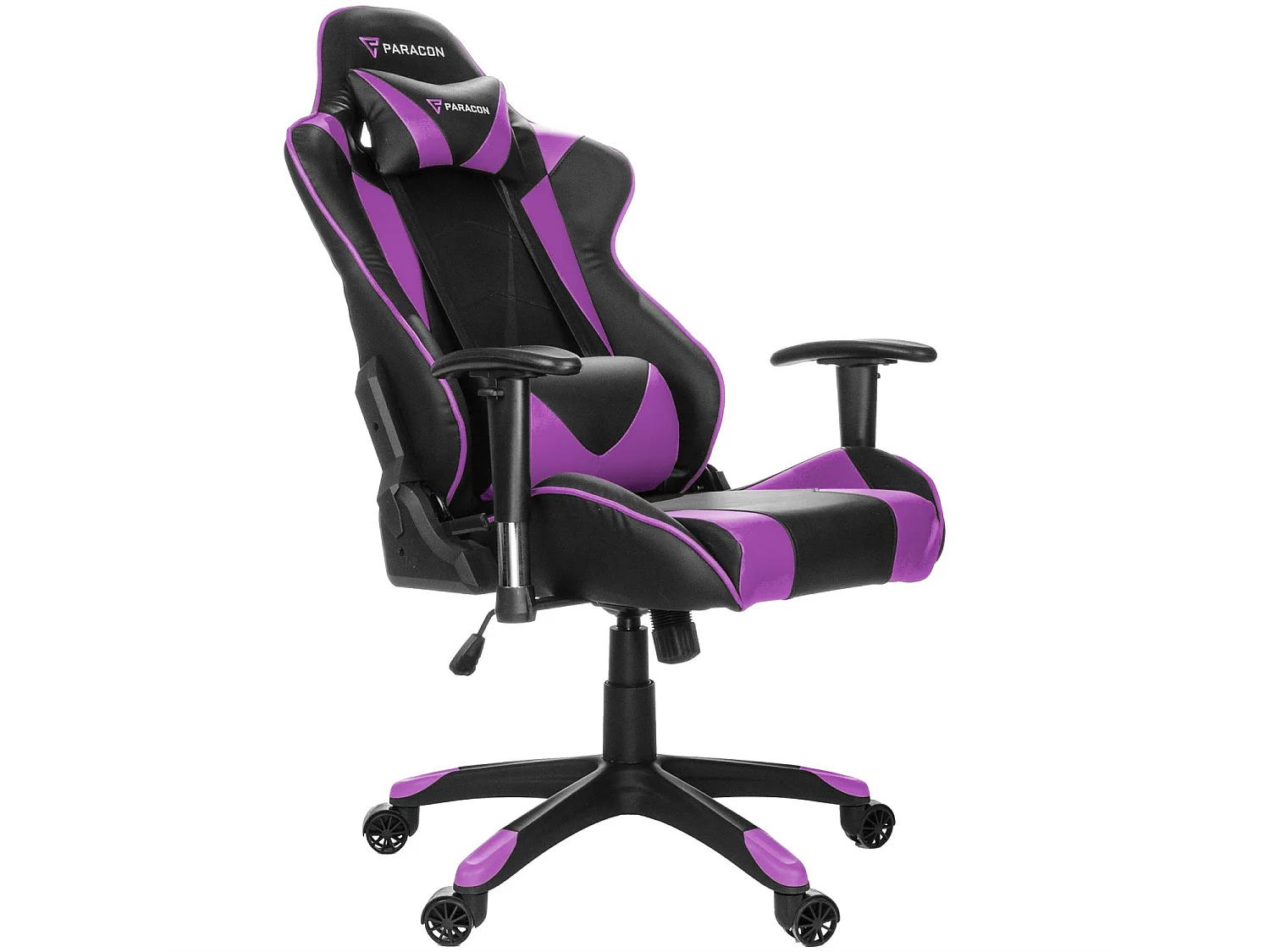 Paracon Knight gamestoel incl. kussen voor nek en lenden lilla.
