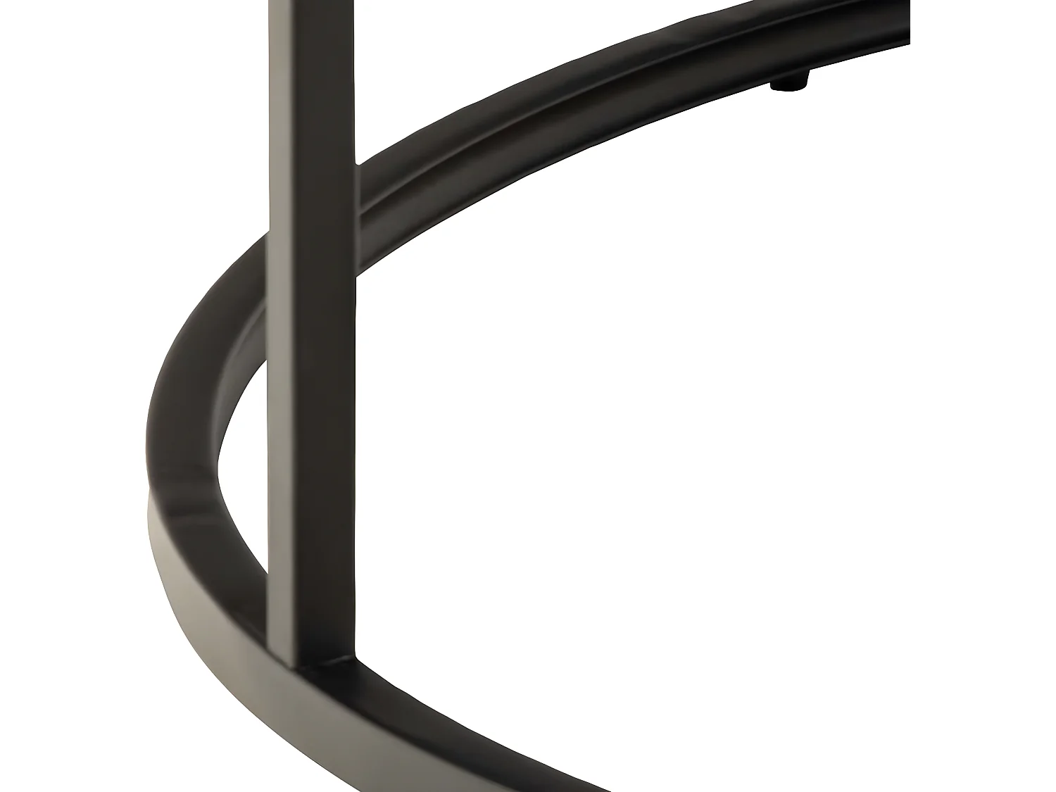 Spiro Couchtisch Ø80cm Marmor schwarz.