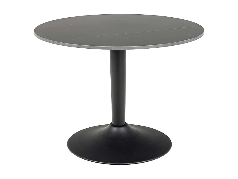 Malta table basse Ø60cm céramique noir.