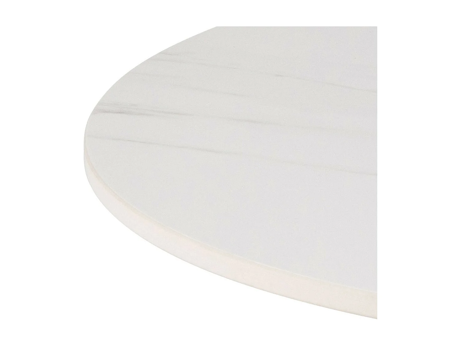Malta Couchtisch Ø60cm Keramik weiß.