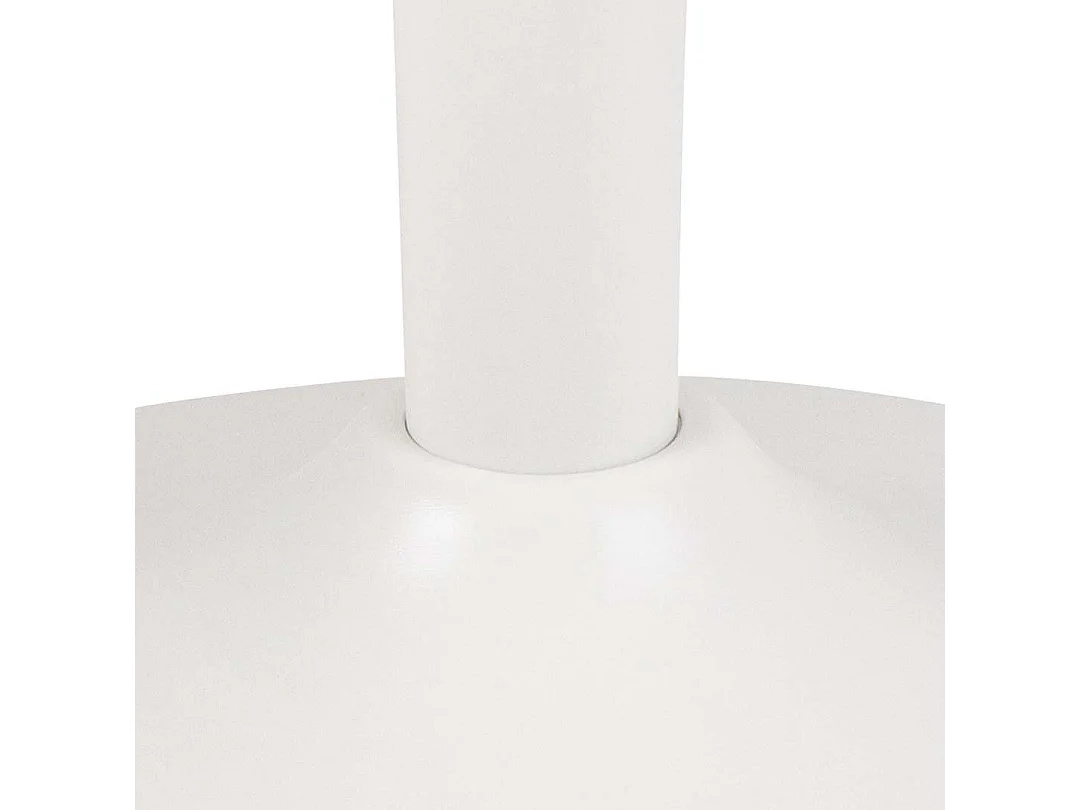 Mitol salontafel Ø60cm keramiek wit.