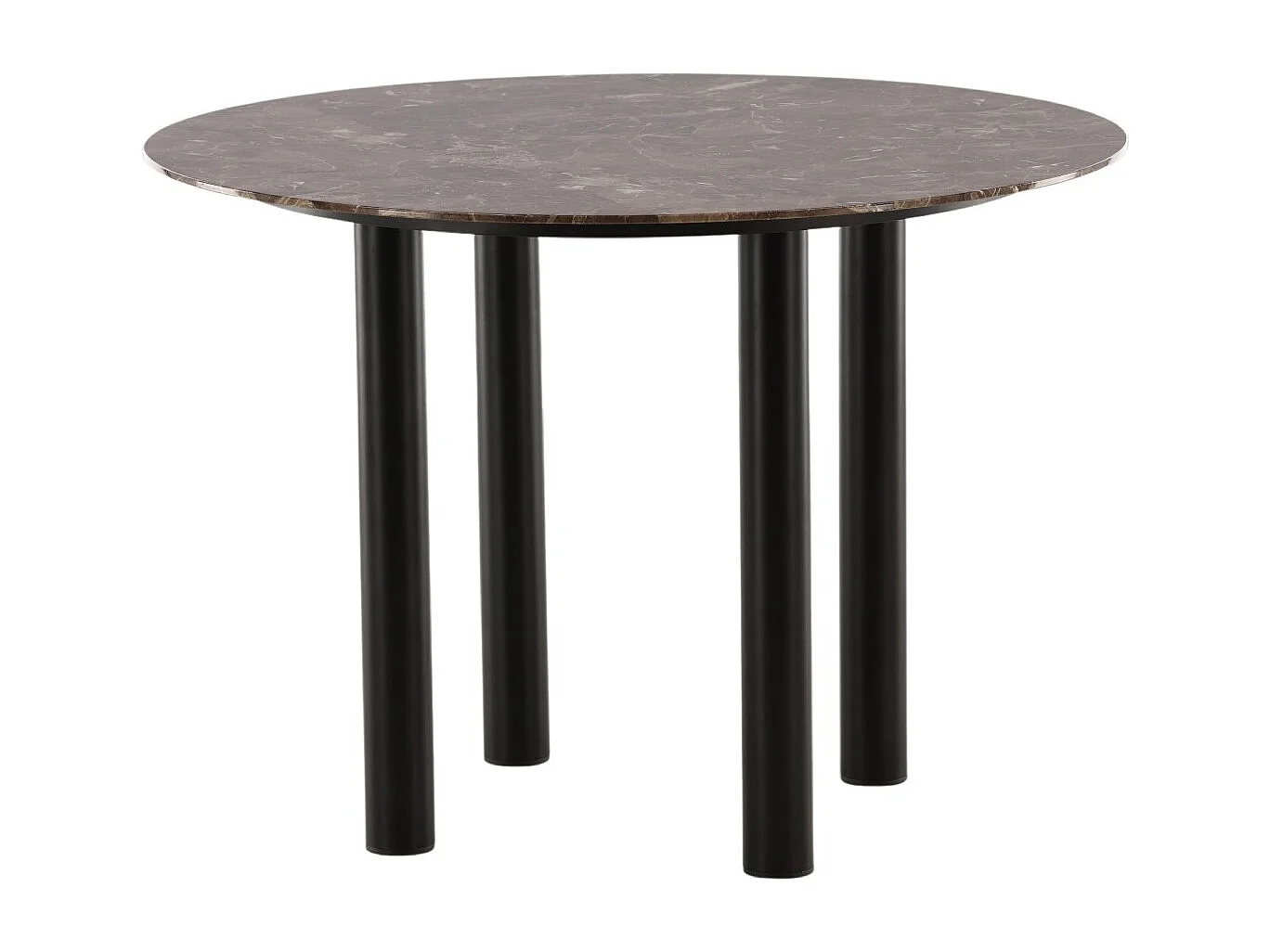 Table à Manger Ronde "Havsten" 106cm Marron