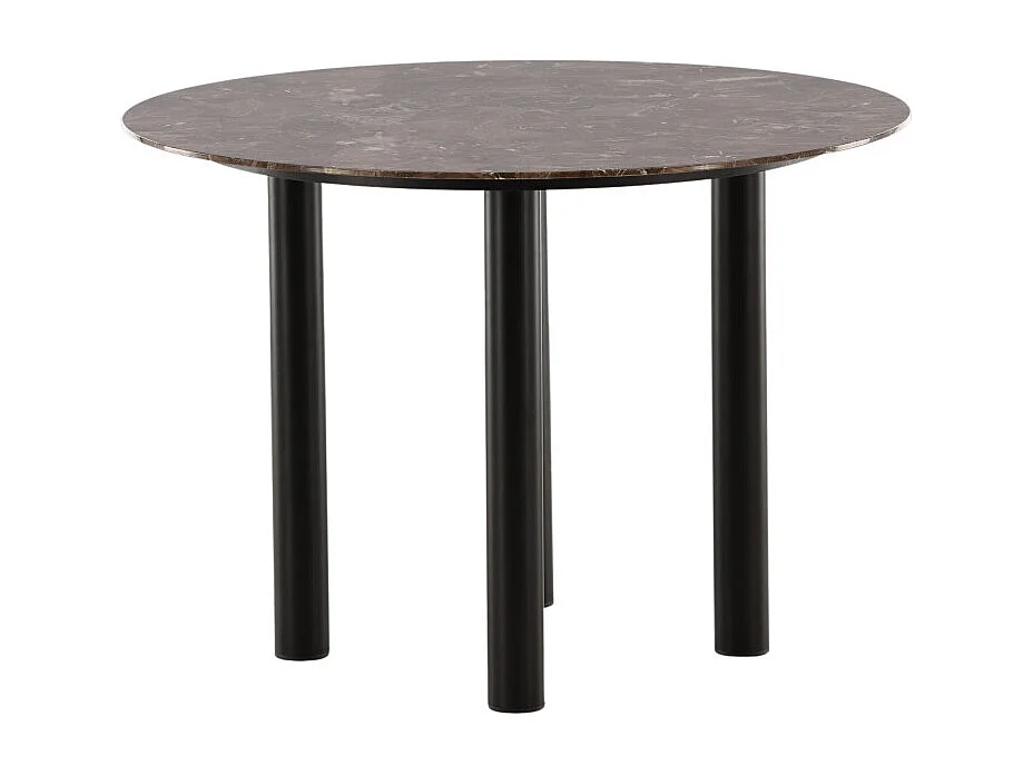 Table à Manger Ronde "Havsten" 106cm Marron