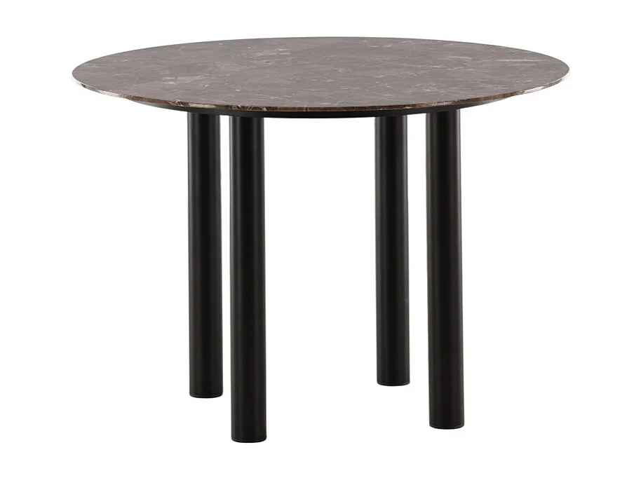 Table à Manger Ronde "Havsten" 106cm Marron