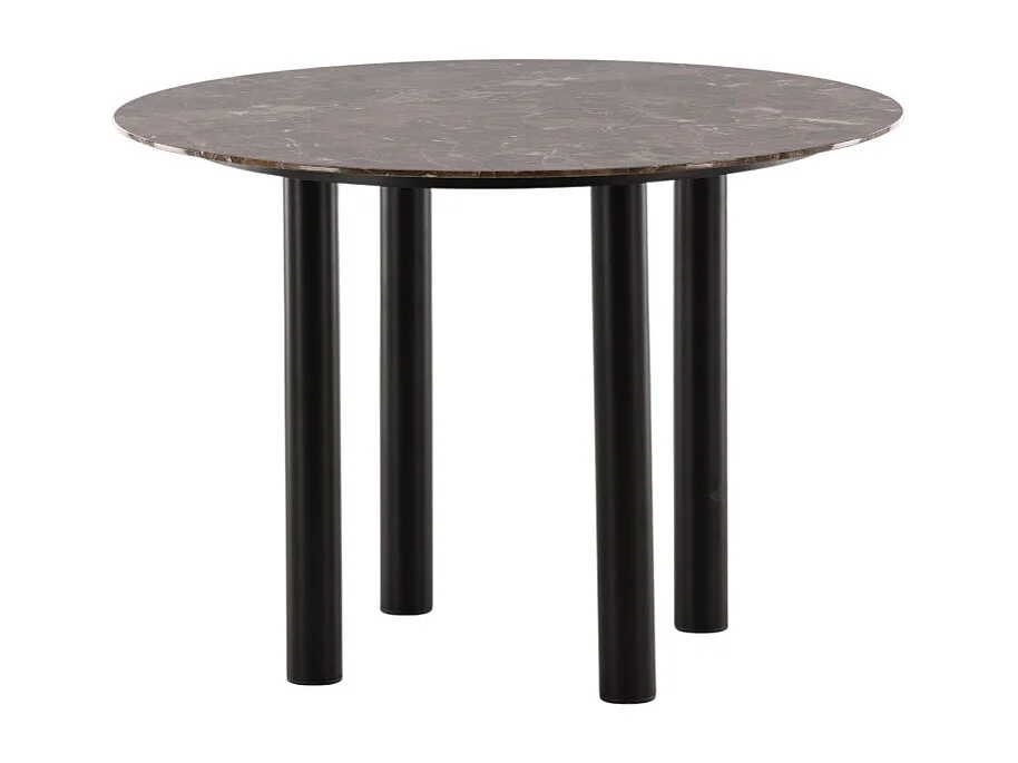Table à Manger Ronde "Havsten" 106cm Marron
