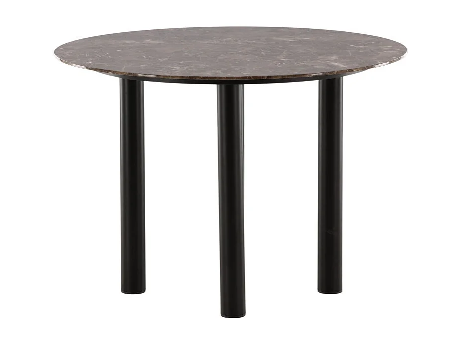 Table à Manger Ronde "Havsten" 106cm Marron