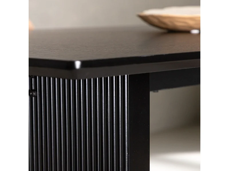 Table à Manger Design "Vail" 200cm Noir