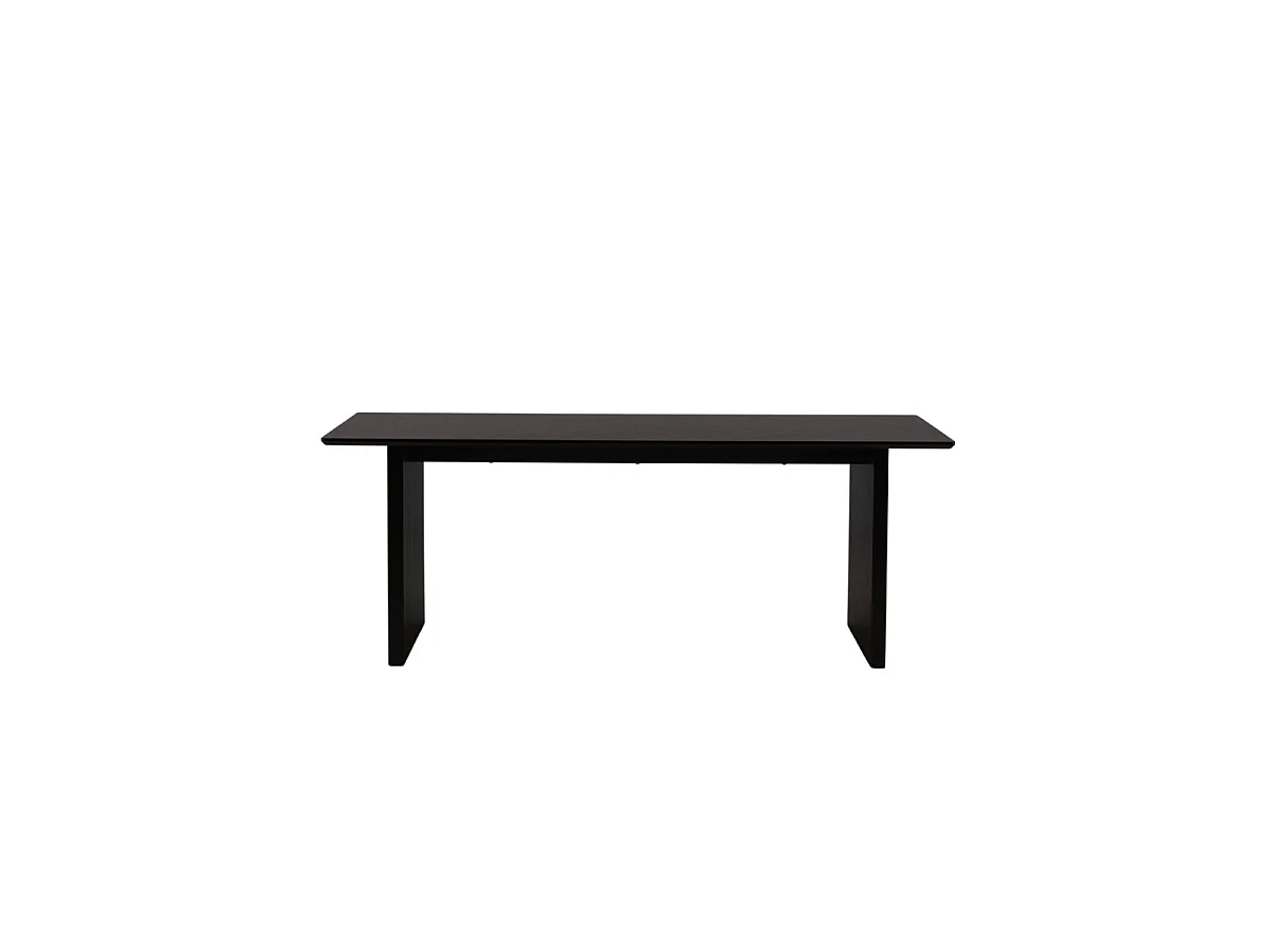 Vail Esstisch 100x200cm schwarz.