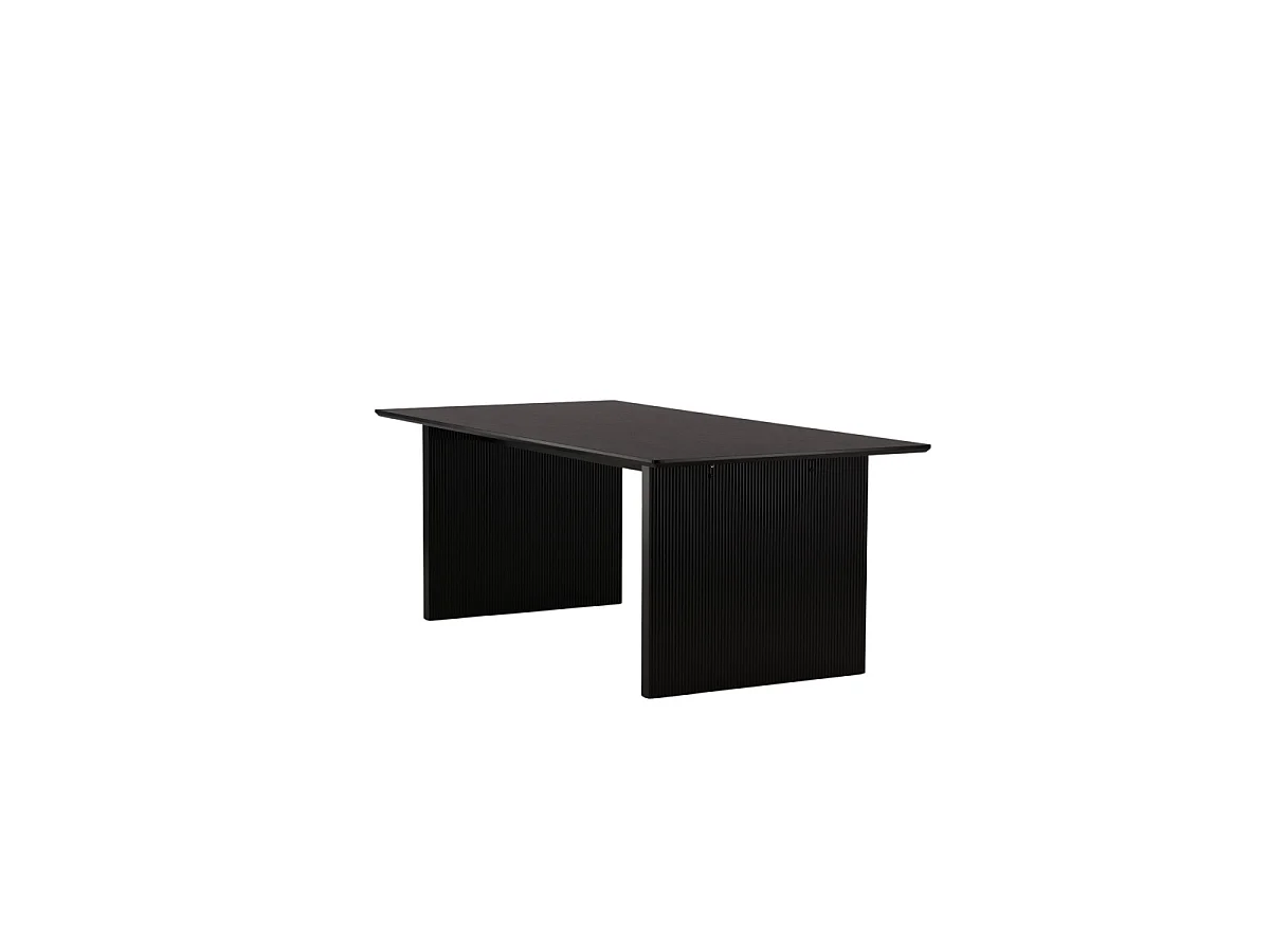 Vail Esstisch 100x200cm schwarz.