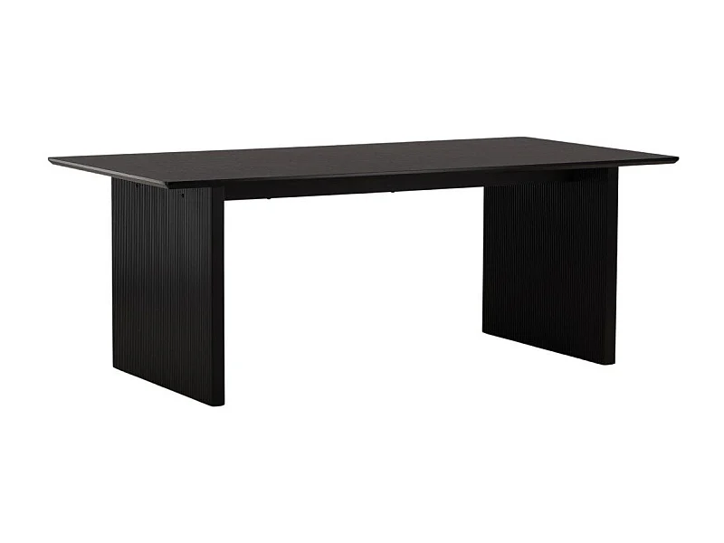 Vail Esstisch 100x200cm schwarz.