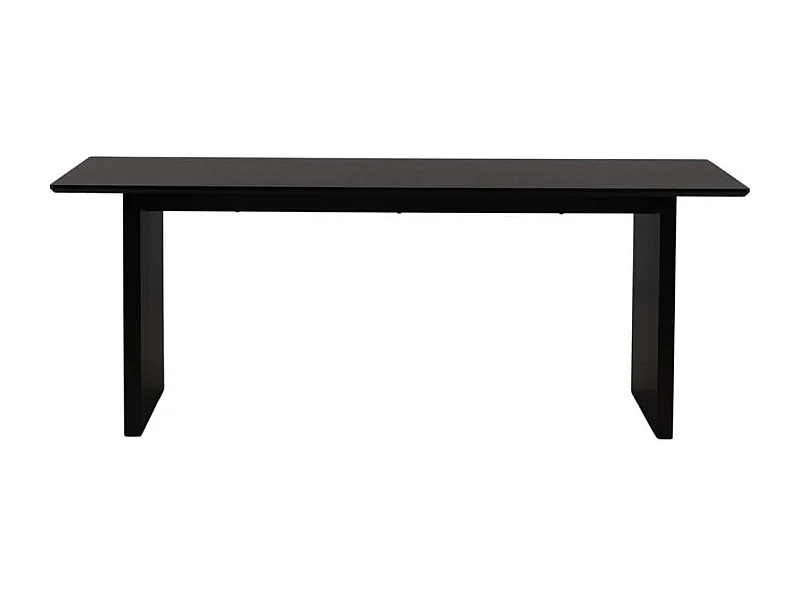Vail table de salle à manger 100x200cm noir.