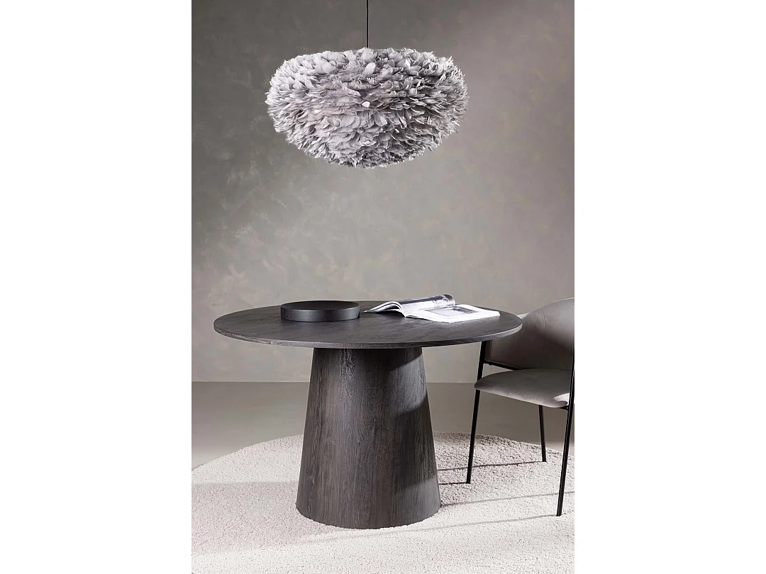 Lanzo eetkamertafel Ø120cm mocca.