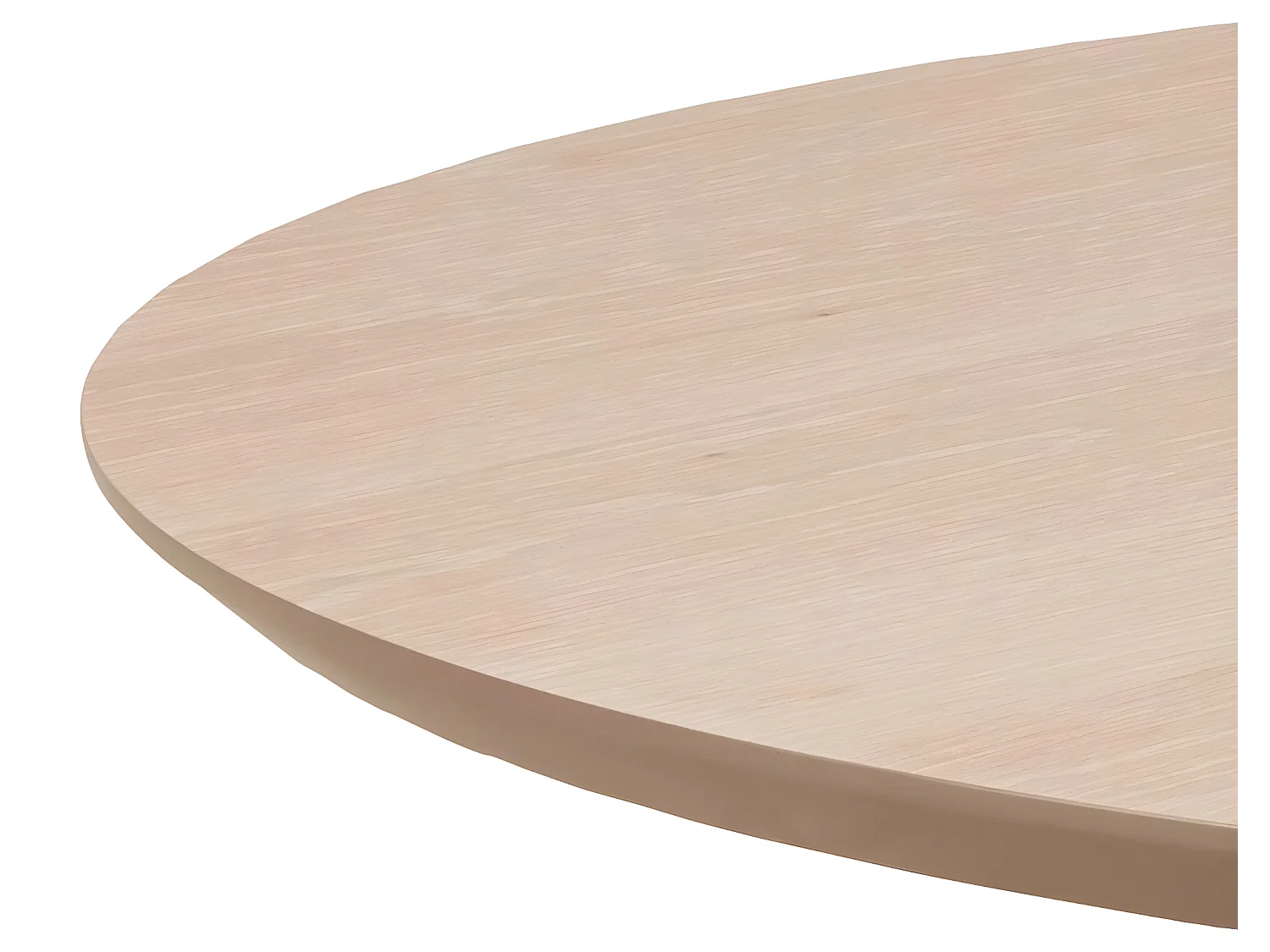 Townsville table de salle à manger Ø100cm plaqué chêne.