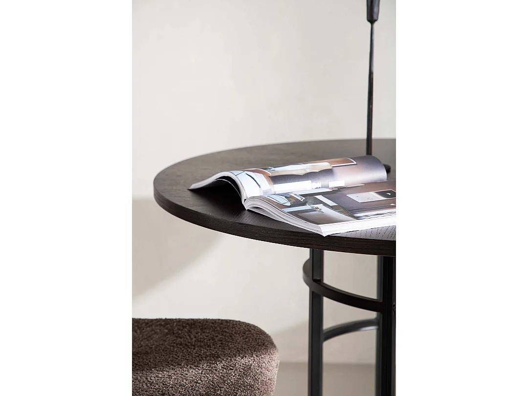 Copenhagen eetkamertafel Ø115cm mocca.