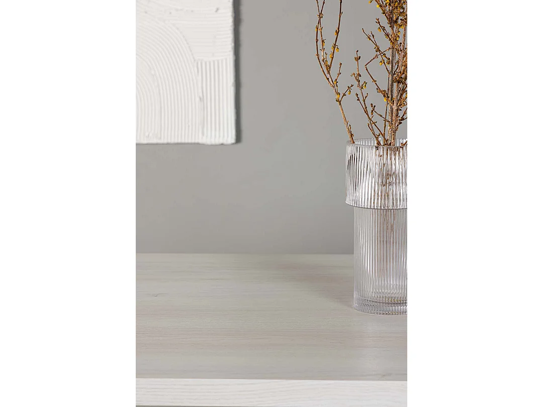 Olga eetkamertafel 90x200cm wit.