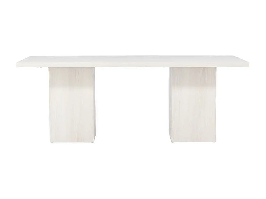 Olga eetkamertafel 90x200cm wit.