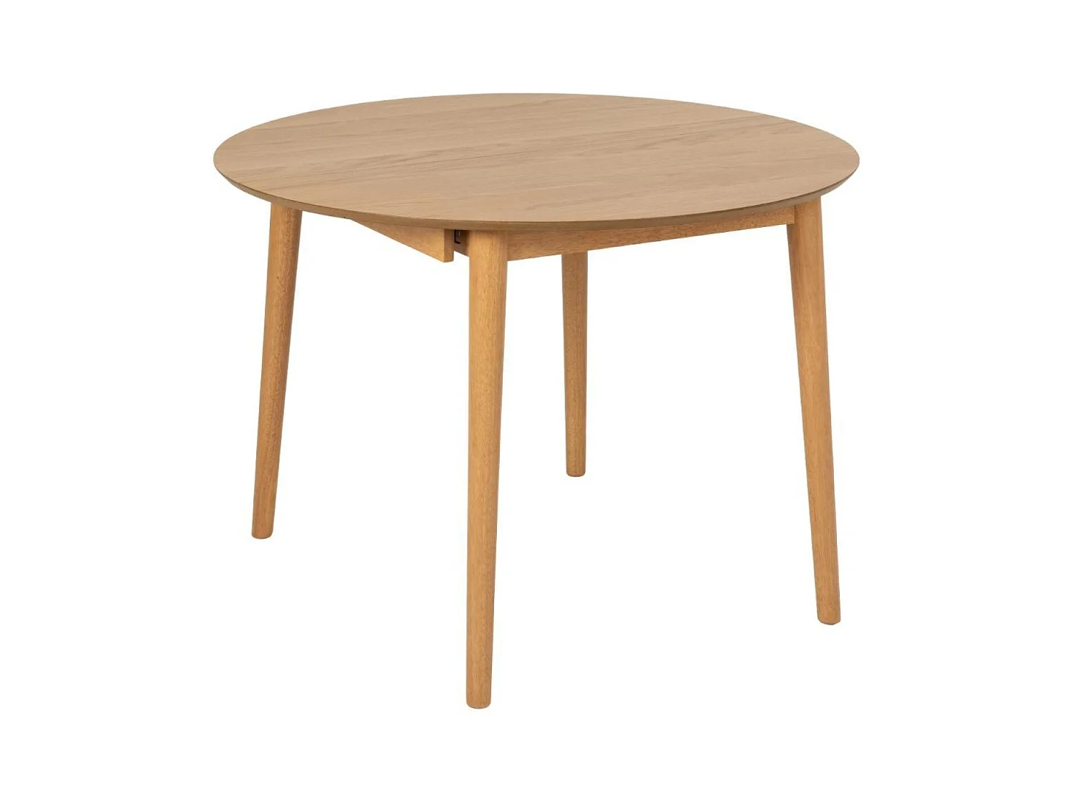 TIVOLI - Table ronde extensible en Chêne clair D115