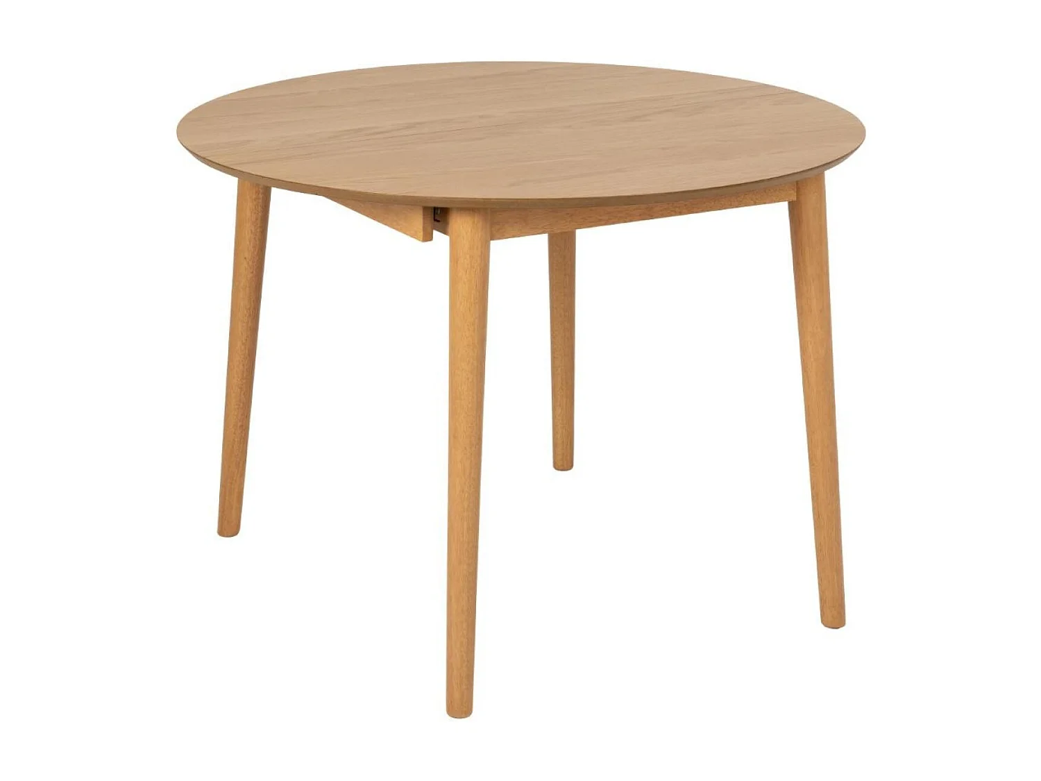 TIVOLI - Table ronde extensible en Chêne clair D115