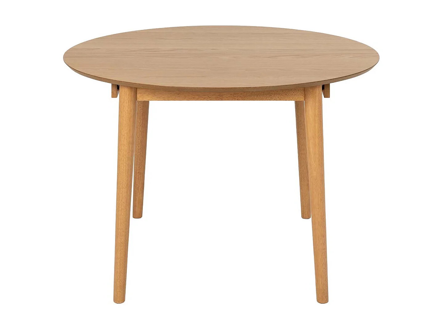 Montreux table de salle à manger Ø115/154cm avec plateaux supplémentaires naturel.