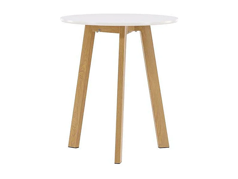 Table à Manger Design "Leonora" 65cm Blanc