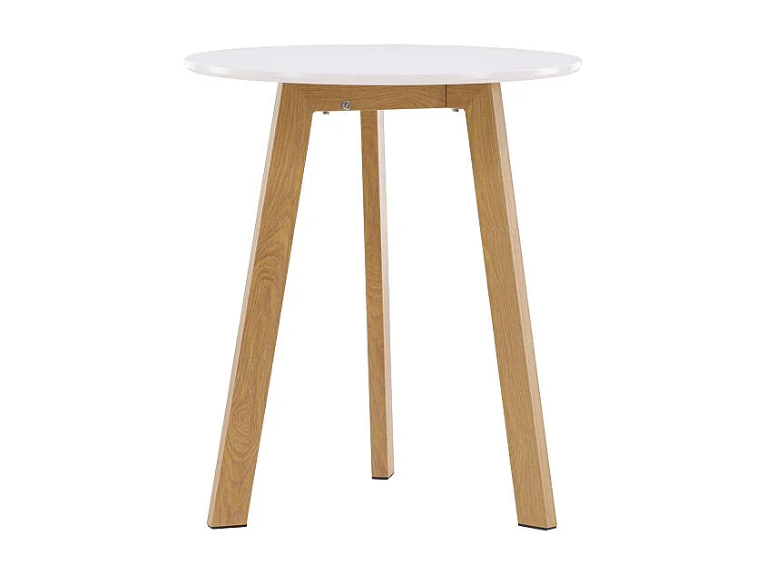 Leonora Esstisch Ø65cm weiß.