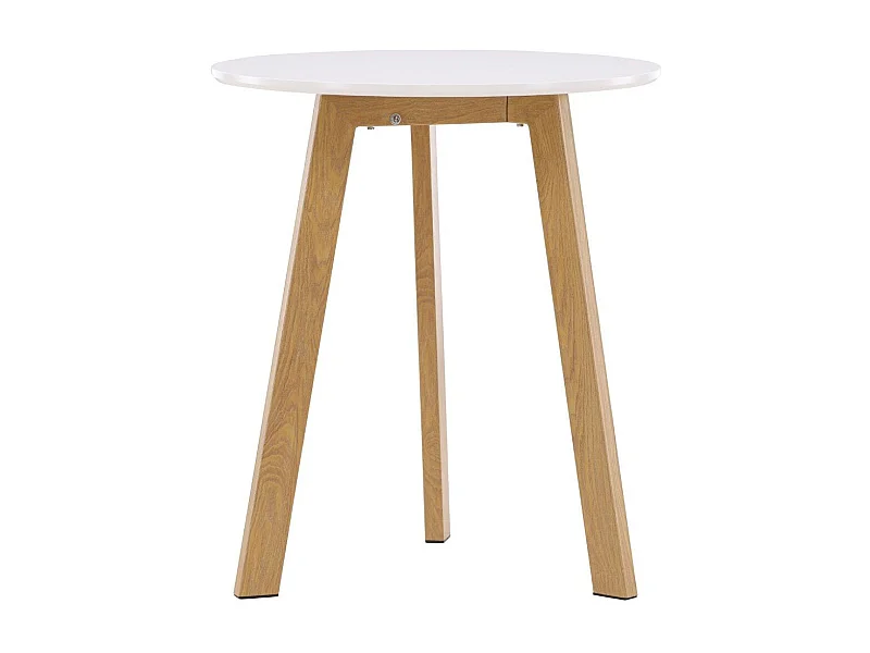 Leonora Esstisch Ø65cm weiß.