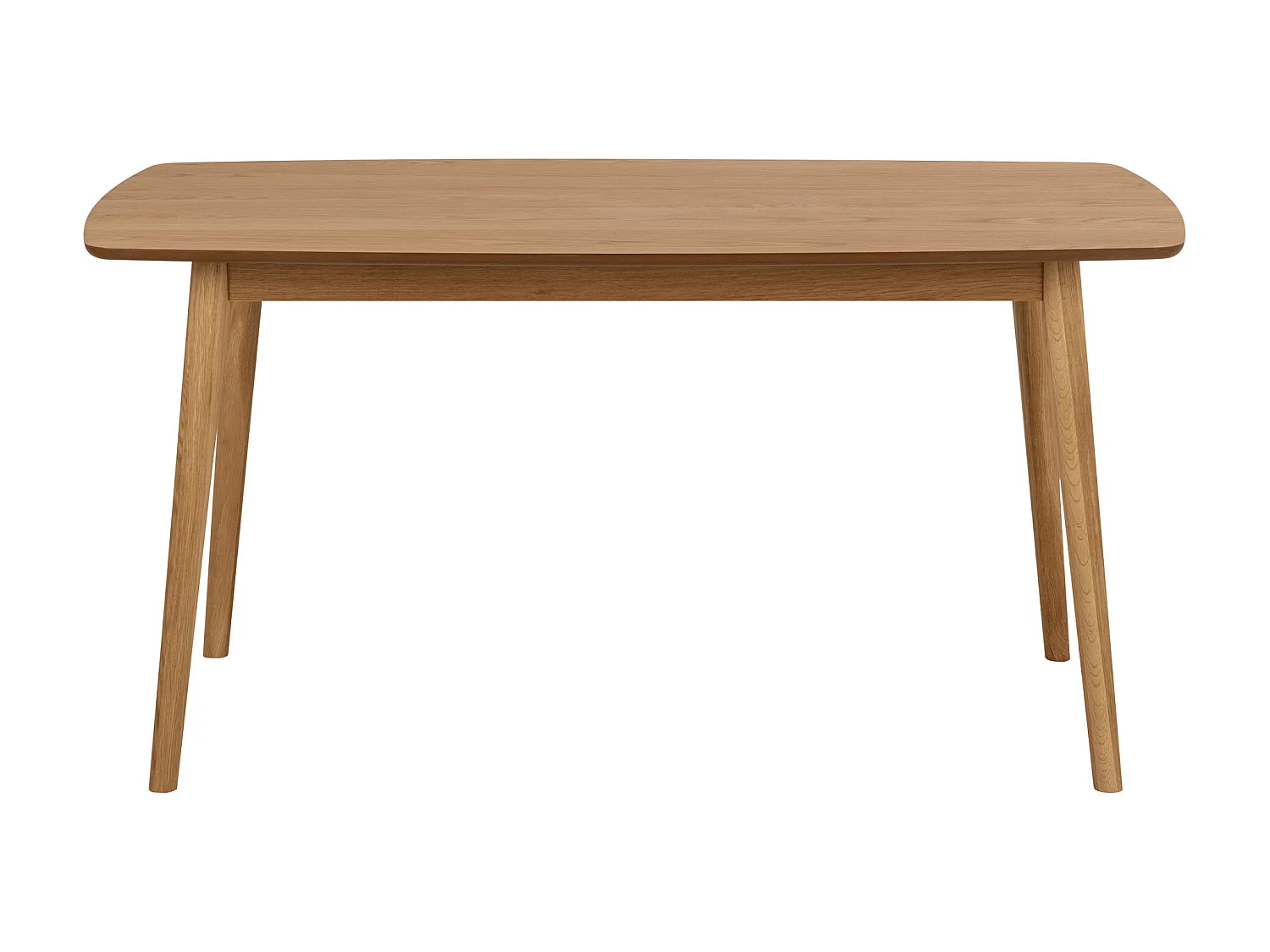 Naila Table de salle à manger 80 x 150 cm , finition chêne délavé.