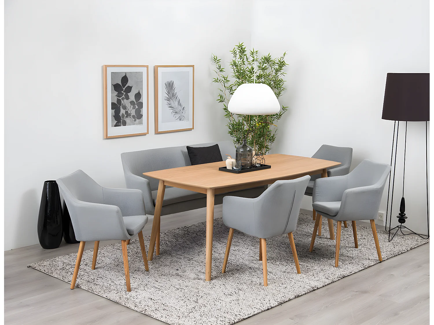 Nico eettafel 150x80 cm.