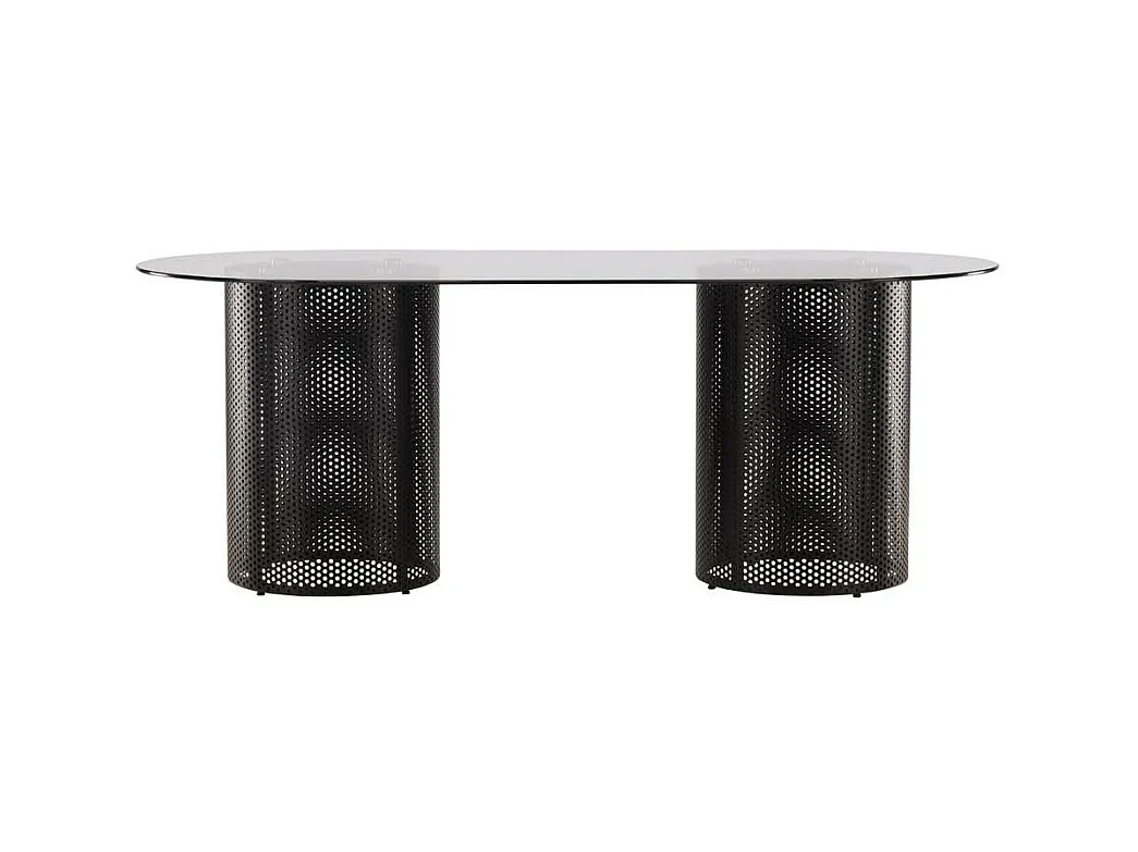 Table à Manger Design "Glasgow" 200cm Noir