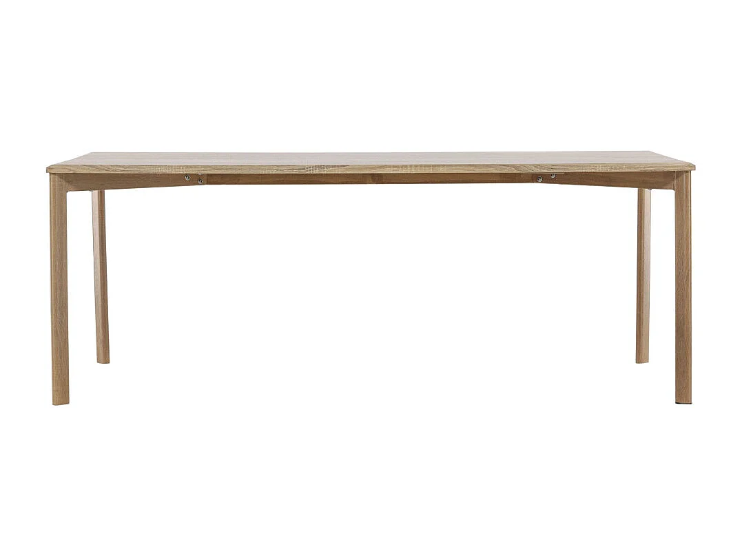 Damon eetkamertafel 90x200cm whitewash.