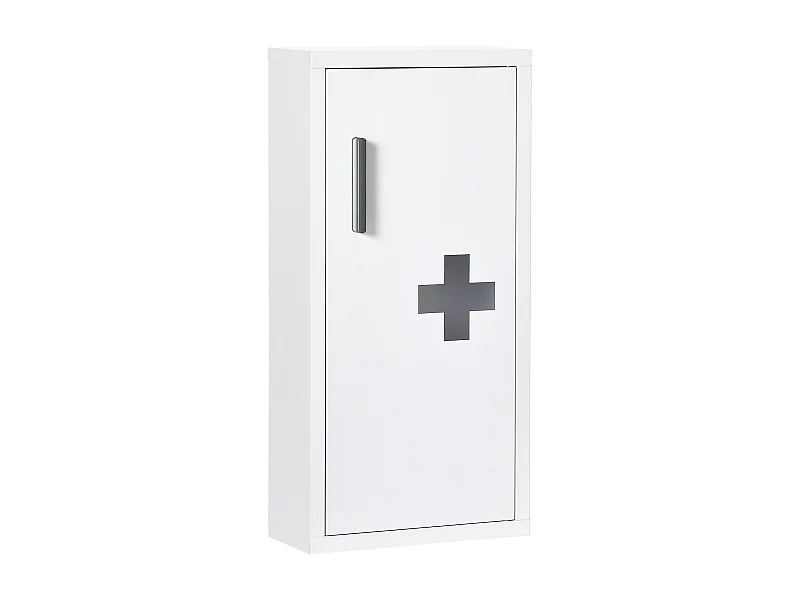 Botiquín blanco 30x12x60 cm kleankin