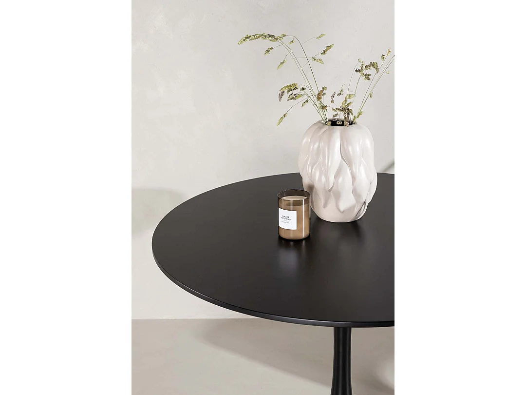 Table à Manger Ronde "Glade" 100cm Noir