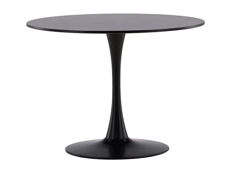 Table à Manger Ronde "Glade" 100cm Noir