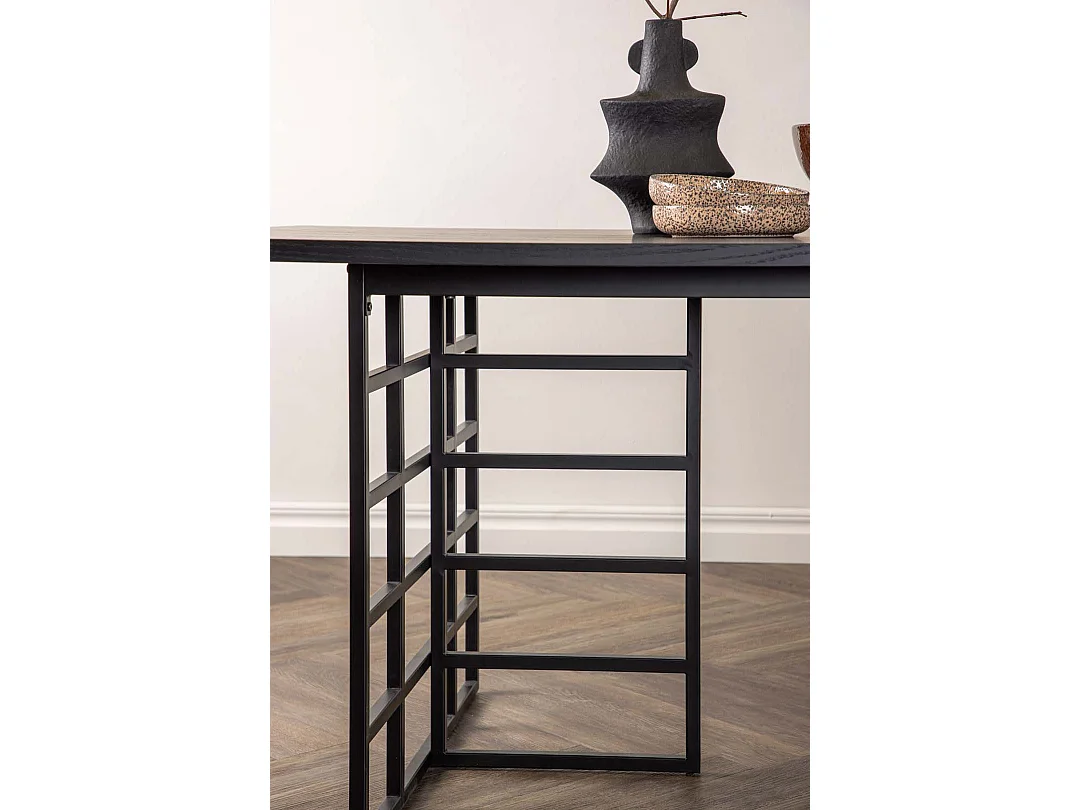 Table à Manger Design "Ystad" 220cm Noir