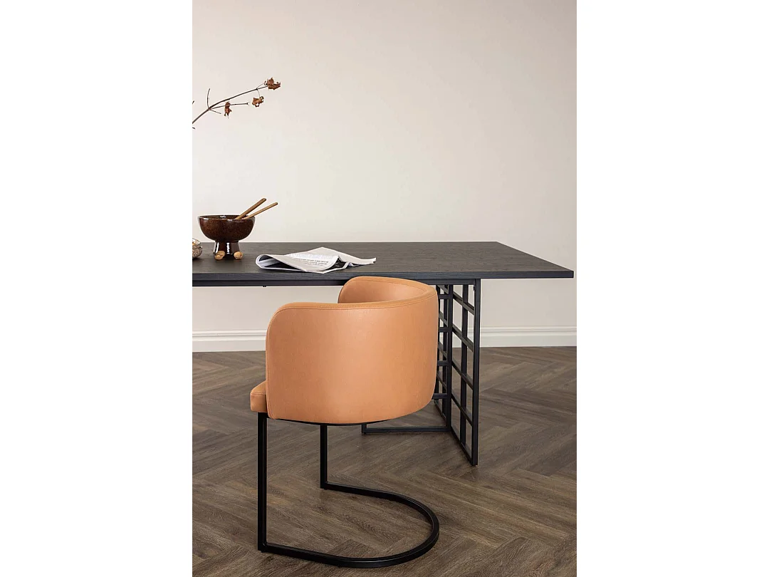 Table à Manger Design "Ystad" 220cm Noir