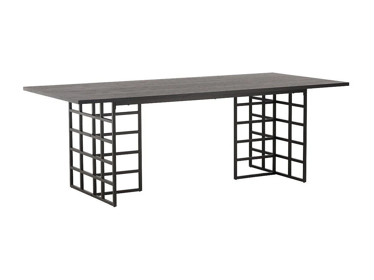 Table à Manger Design "Ystad" 220cm Noir