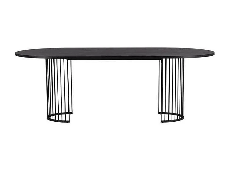 Hamneskär Esstisch 110x220cm schwarz.