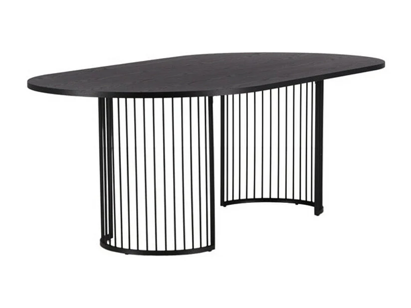 Hamneskär Esstisch 110x220cm schwarz.