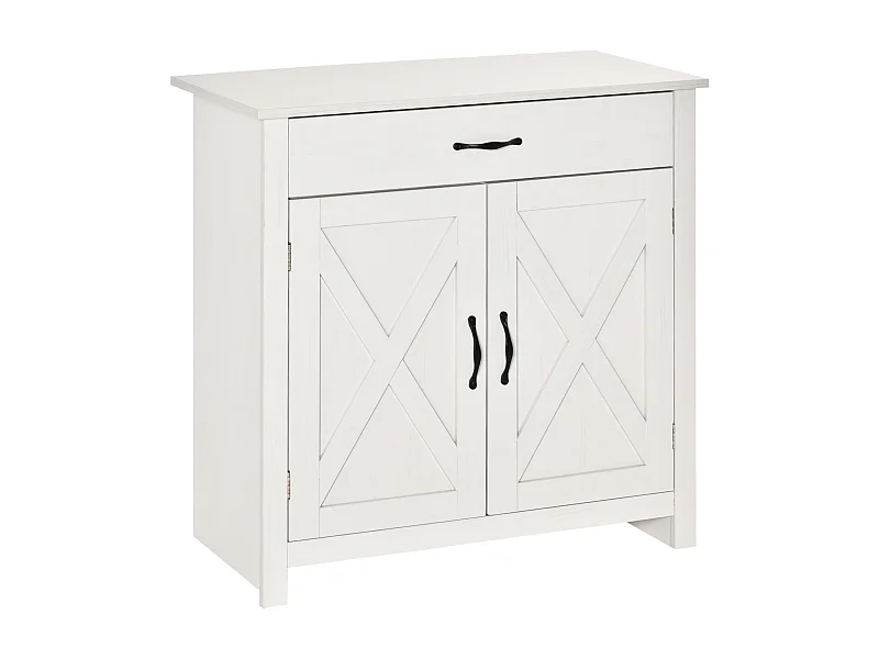 Aparador de cocina blanco 80x39.7x80 cm HOMCOM