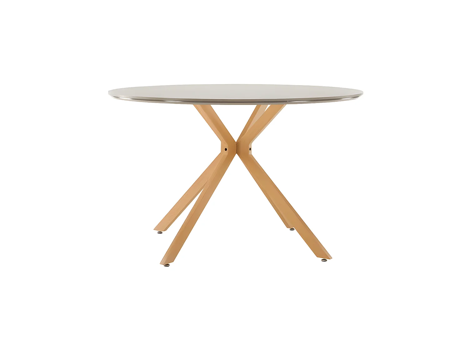 Table à Manger Ronde Piazza" 120cm Gris
