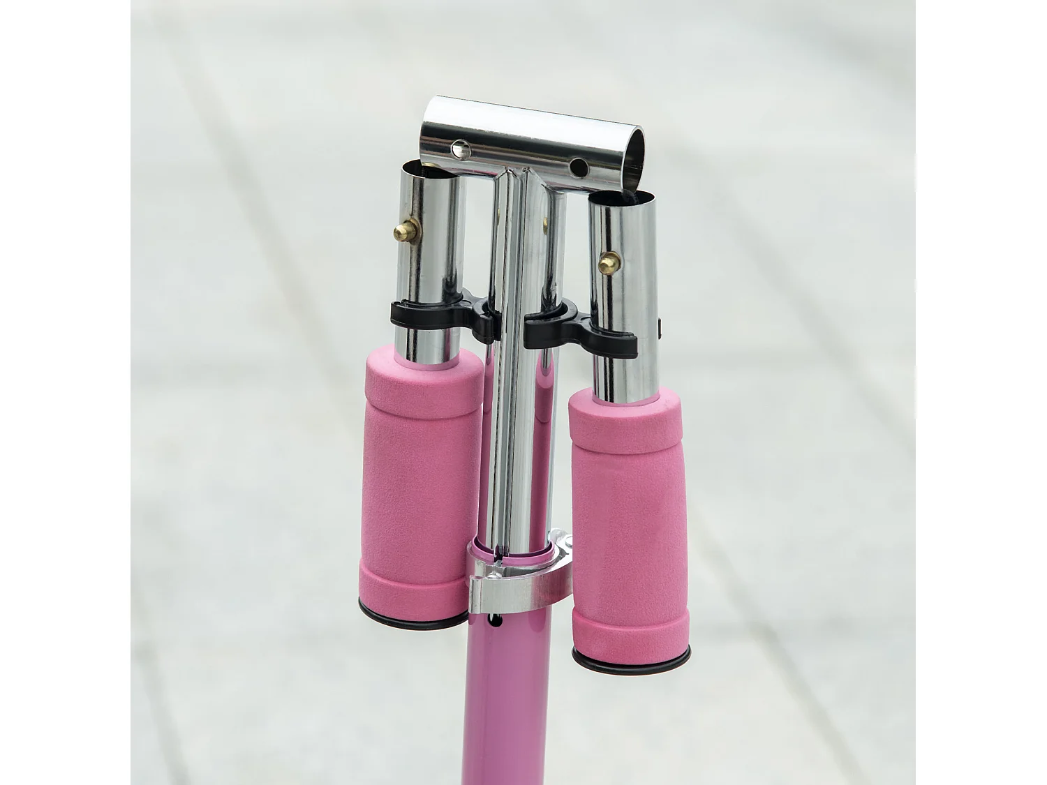 Patinete para niños rosa 67x32x78 cm HOMCOM