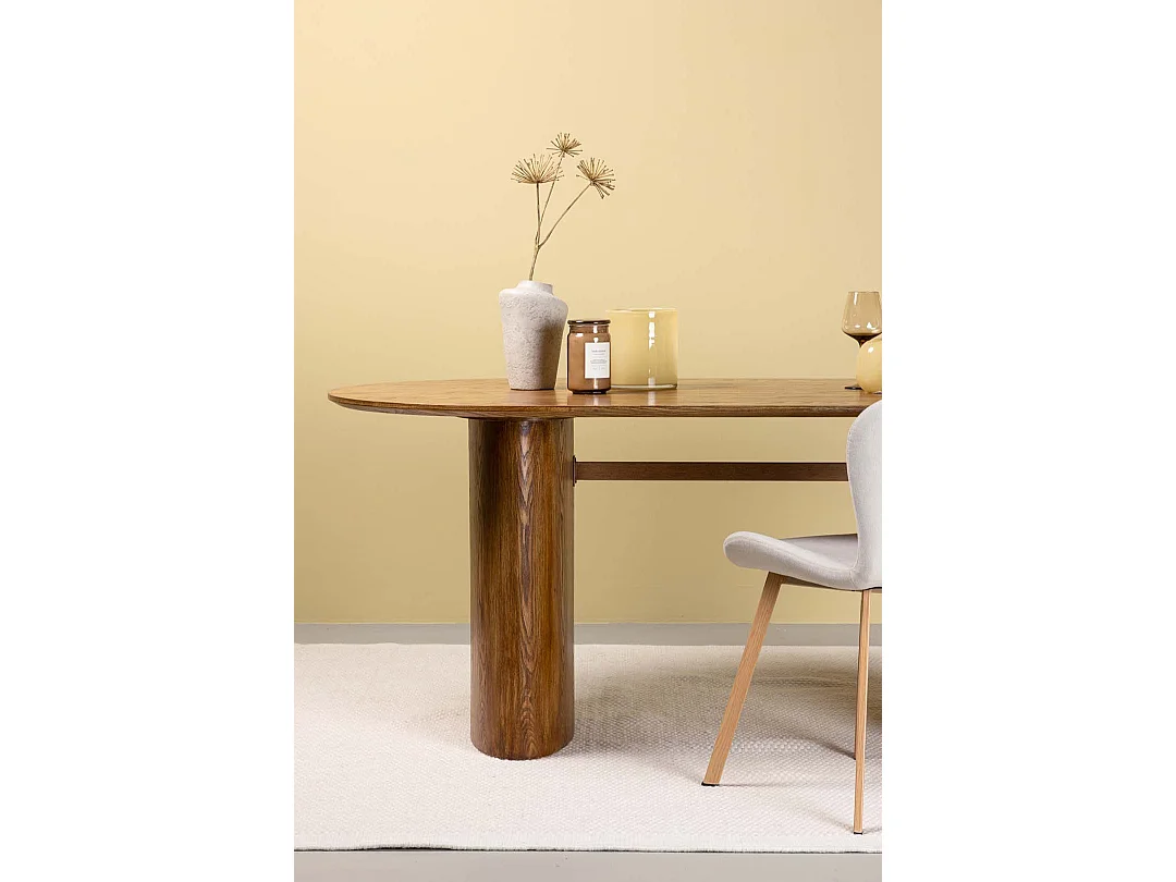 Isolde eetkamertafel 90x180cm naturel.