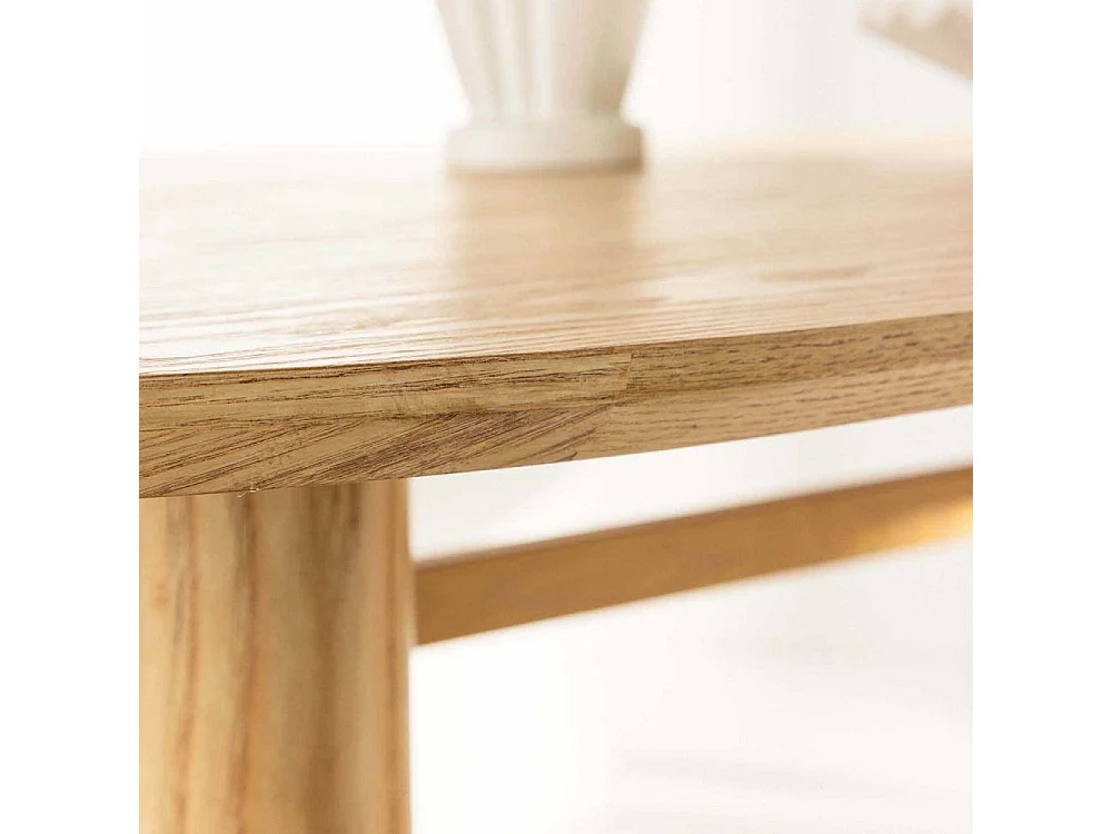Isolde eetkamertafel 90x180cm naturel.