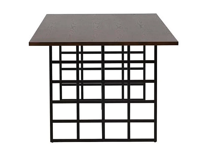 Table à Manger Design "Ystad" 220cm Marron