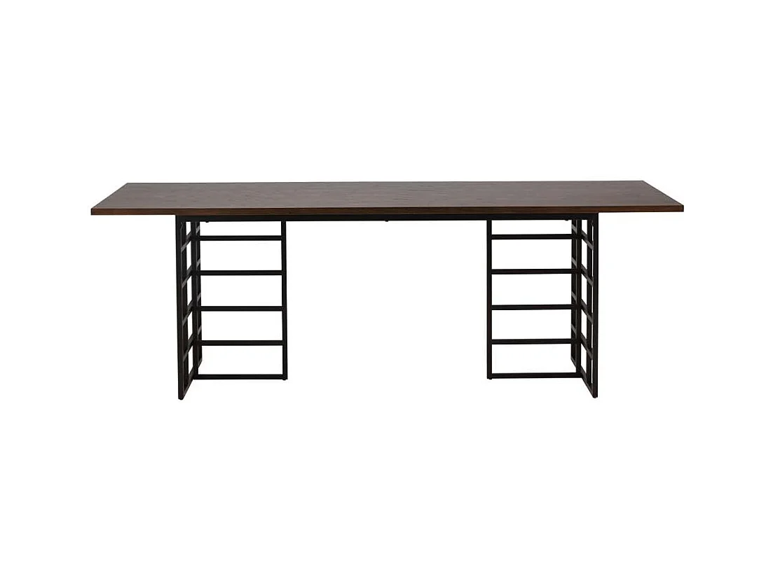 Table à Manger Design "Ystad" 220cm Marron