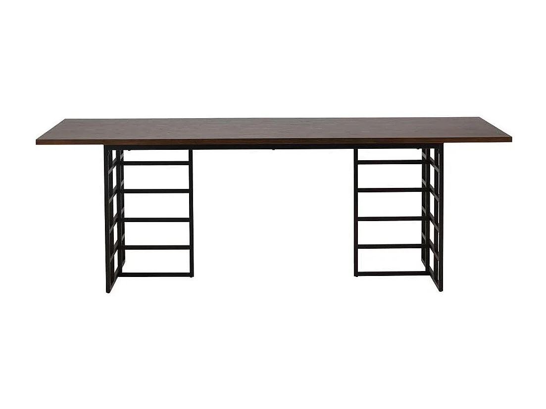 Table à Manger Design "Ystad" 220cm Marron