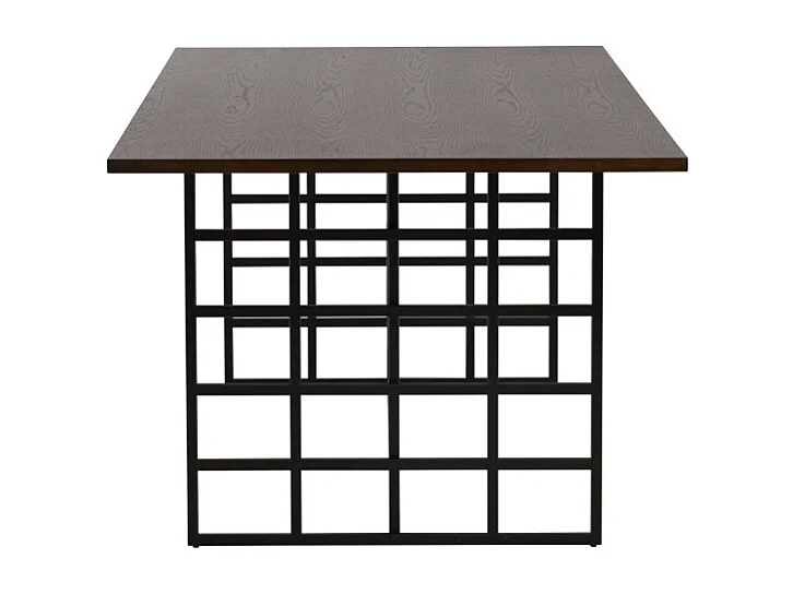 Table à Manger Design "Ystad" 220cm Marron