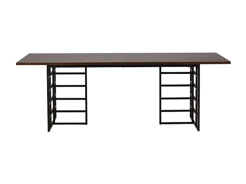 Ystad eetkamertafel 100x220cm mocca.