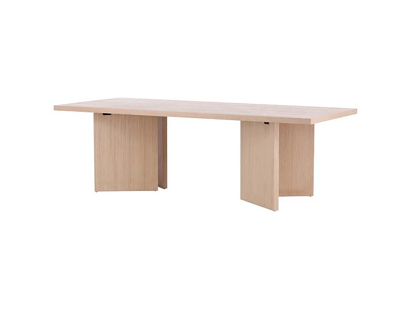 Table à Manger Design "Bassholmen" 240cm Naturel